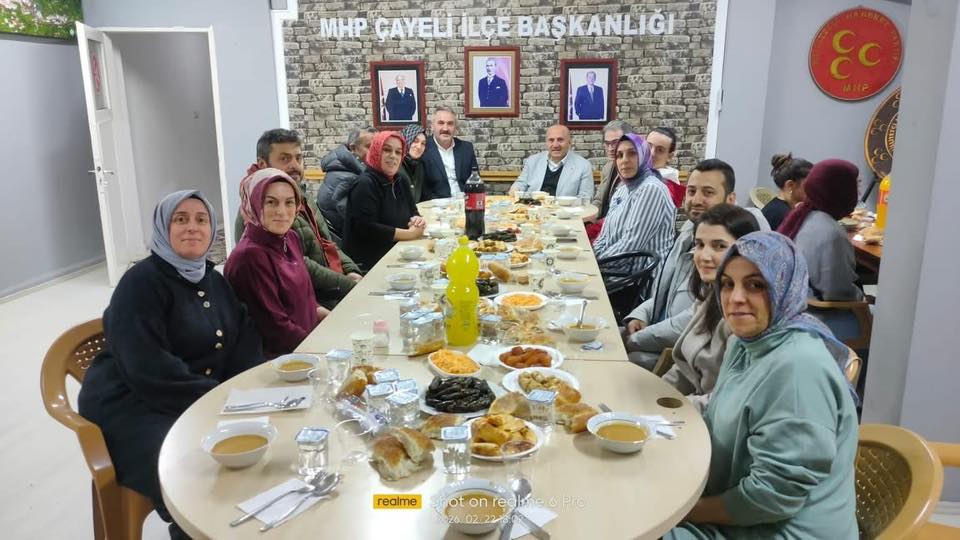 MHP Çayeli’nden Birlik Mesajı: Gönül Sofraları Kuruldu