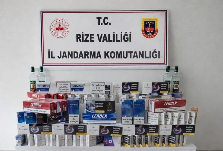 Rize Jandarma’dan Kaçakçılara Darbe: Pazar’da Operasyon!