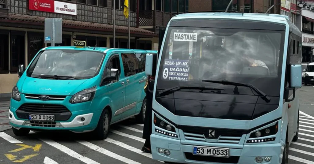 Rize’de Dolmuş Ücretleri Katlandı!