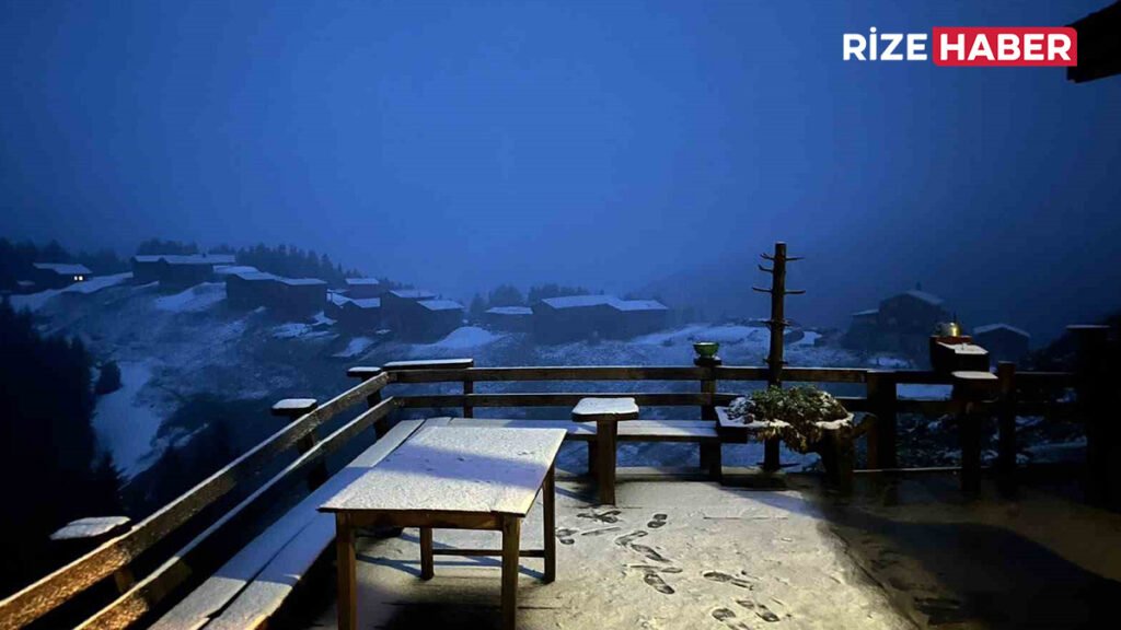 Mayıs Ayında Rize Yaylalarına Kar Yağdı!
